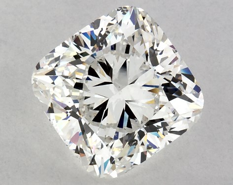 GIA 3.00 Carat G-SI2 Ideal Cut Cushion Modified Diamond